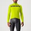 Castelli Puro 3 Long Sleeve Jersey in Electric Lime/Silver Reflex
