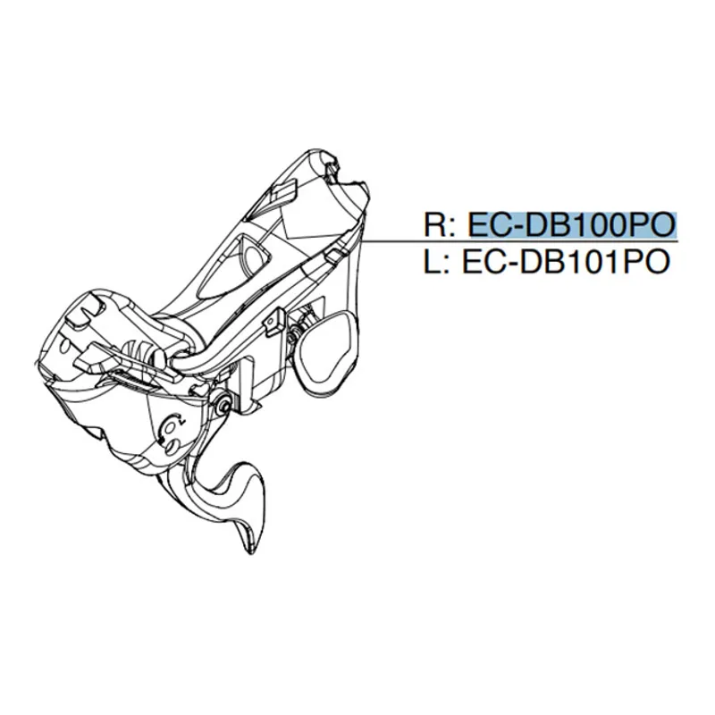 Campagnolo Potenza 11 Ergo Unit in Black-2