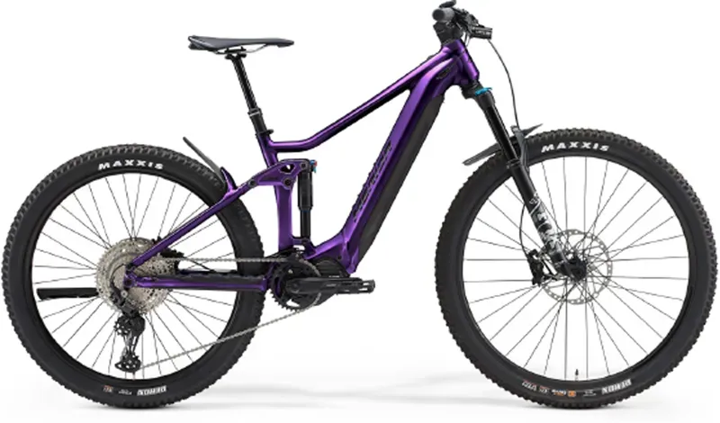 2022 Merida eOne-Forty 700 MY22 Electric Bike in Purple