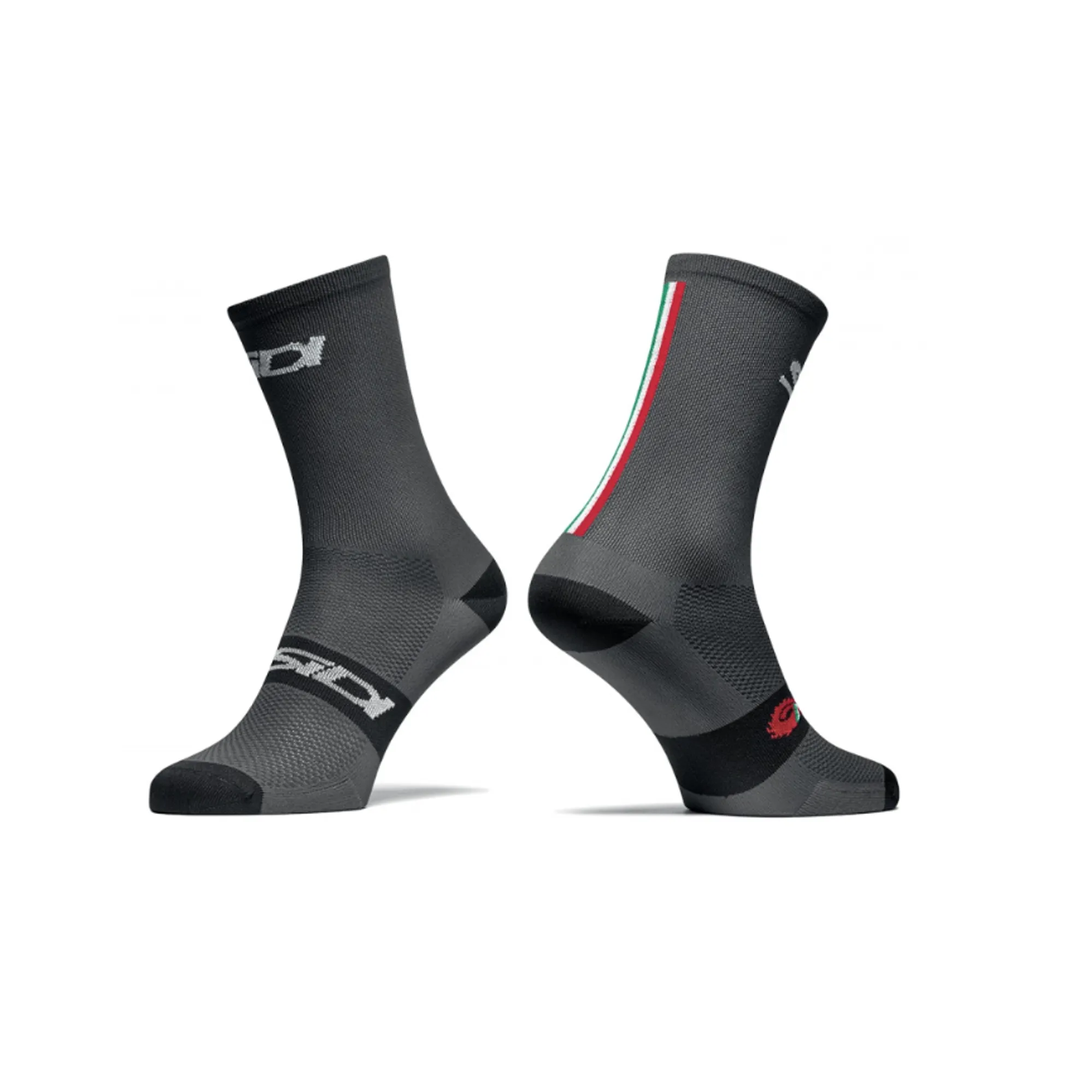 Sidi Trace Road Cycling Socks in Grey/Black