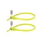 Hiplok Z-Lok Armoured Twin Reuseable Ties in Lime