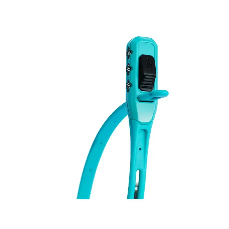 Hiplok Z-Lok 40cm Single Combo Armoured Reusable Tie in Cyan
