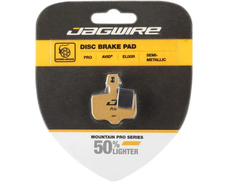 Jagwire Pro Semi-Metallic Disc Brake Pads Sram/Avid DCA075 in Gold-1