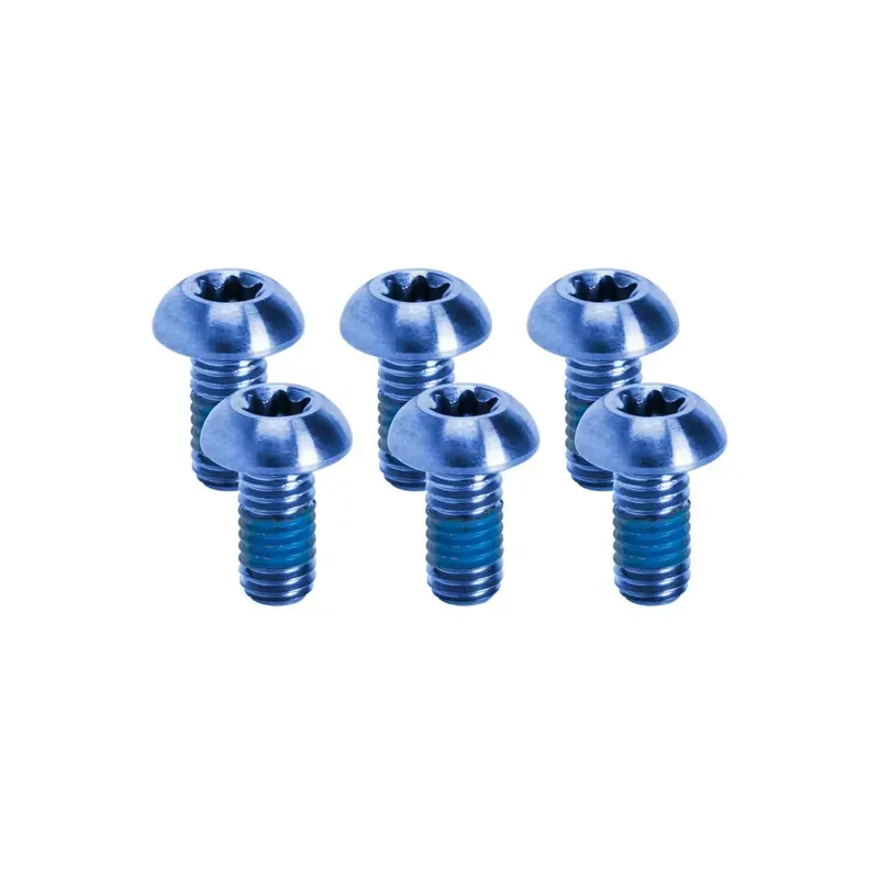 Kogel Bearings Rotor Titanium Bolt Kits in Blue