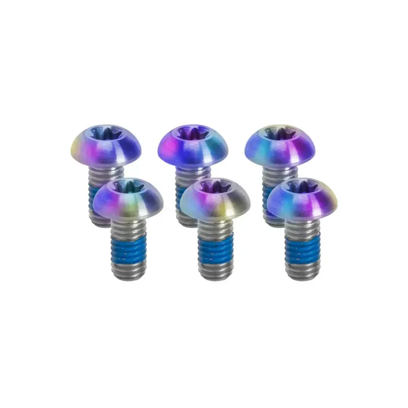 Kogel Bearings Rotor Titanium Bolt Kits in Rainbow