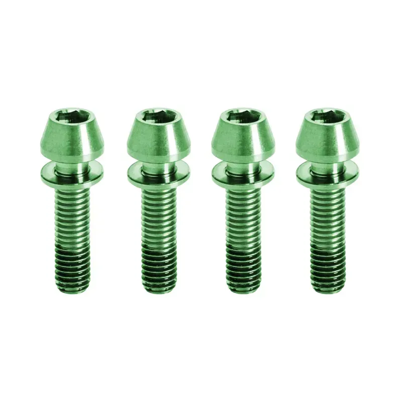 Kogel Bearings Stem Clamp Titanium Bolt Kit in Green