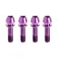 Kogel Bearings Stem Clamp Titanium Bolt Kit in Purple