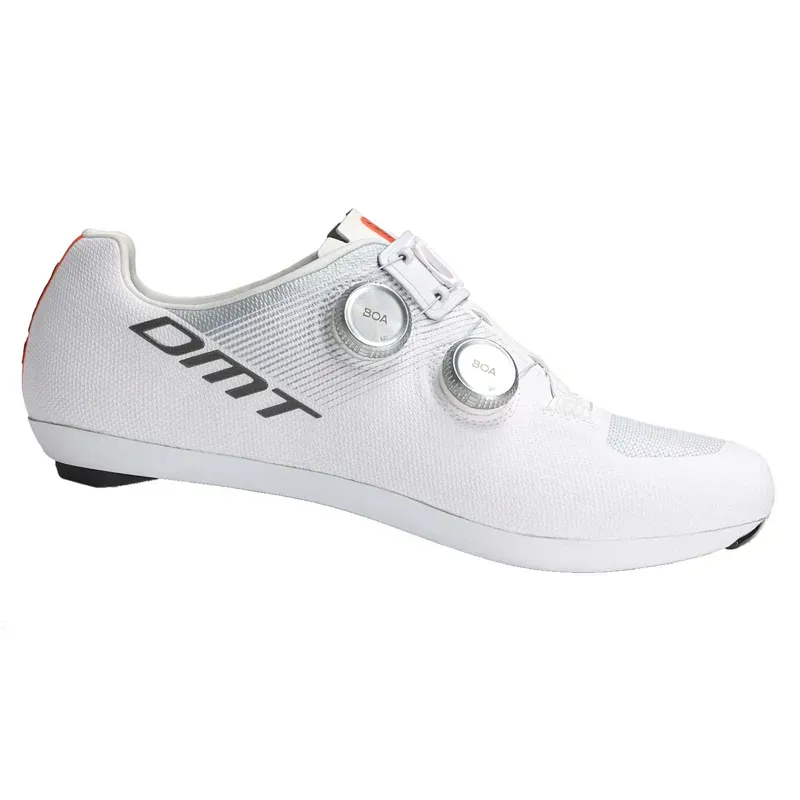 DMT Shoes KR0 Evo Road Shoes in White/Silver-1