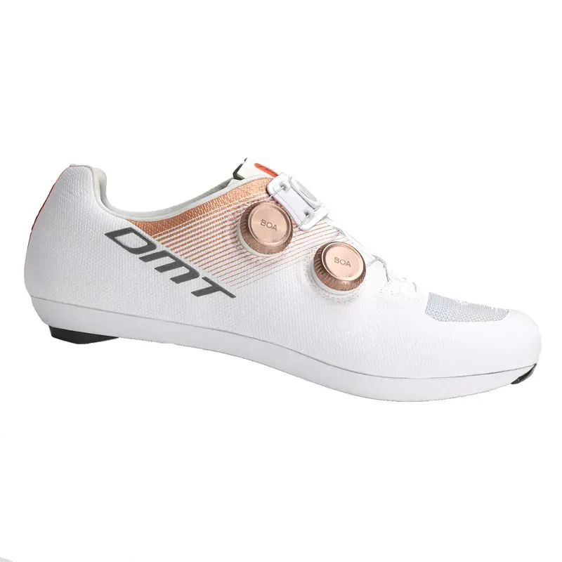 DMT Shoes KR0 Evo Road Shoes in White/Bronze