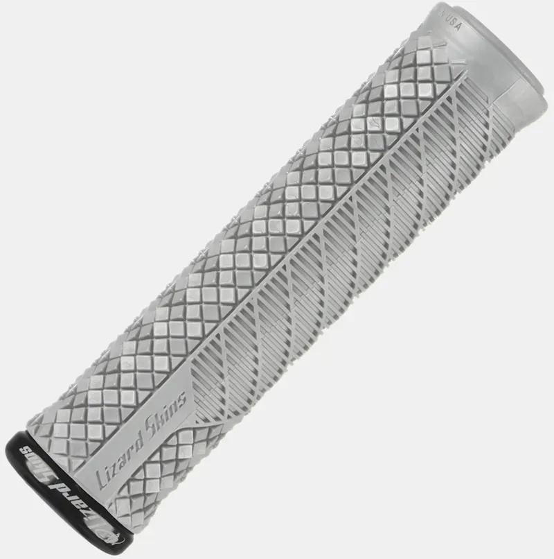 Lizard Skins Single-Sided Lock-On Charger Evo Handlebar Grips in Grey