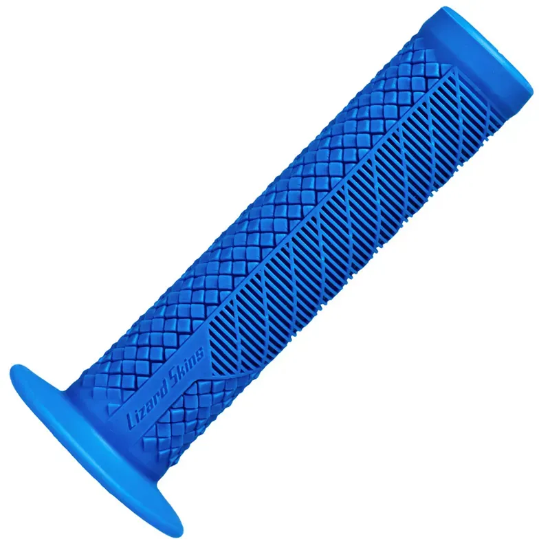 Lizard Skins Single Compound Charger Evo Flange Bar Grips in Blue