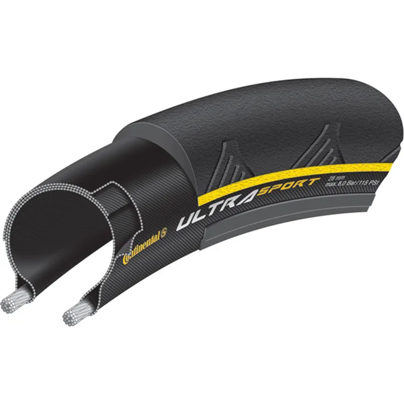 yellow road bike tyres
