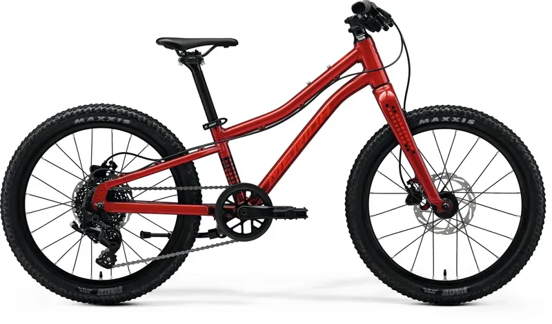 Merida Matts J. 20+ Kids Bike in Dark Strawberry/Race Red/Black