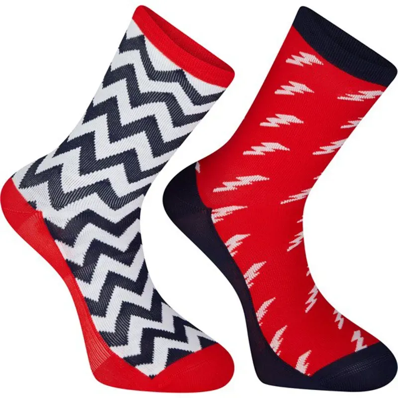 Madison Stive 2 Pack Socks in Red