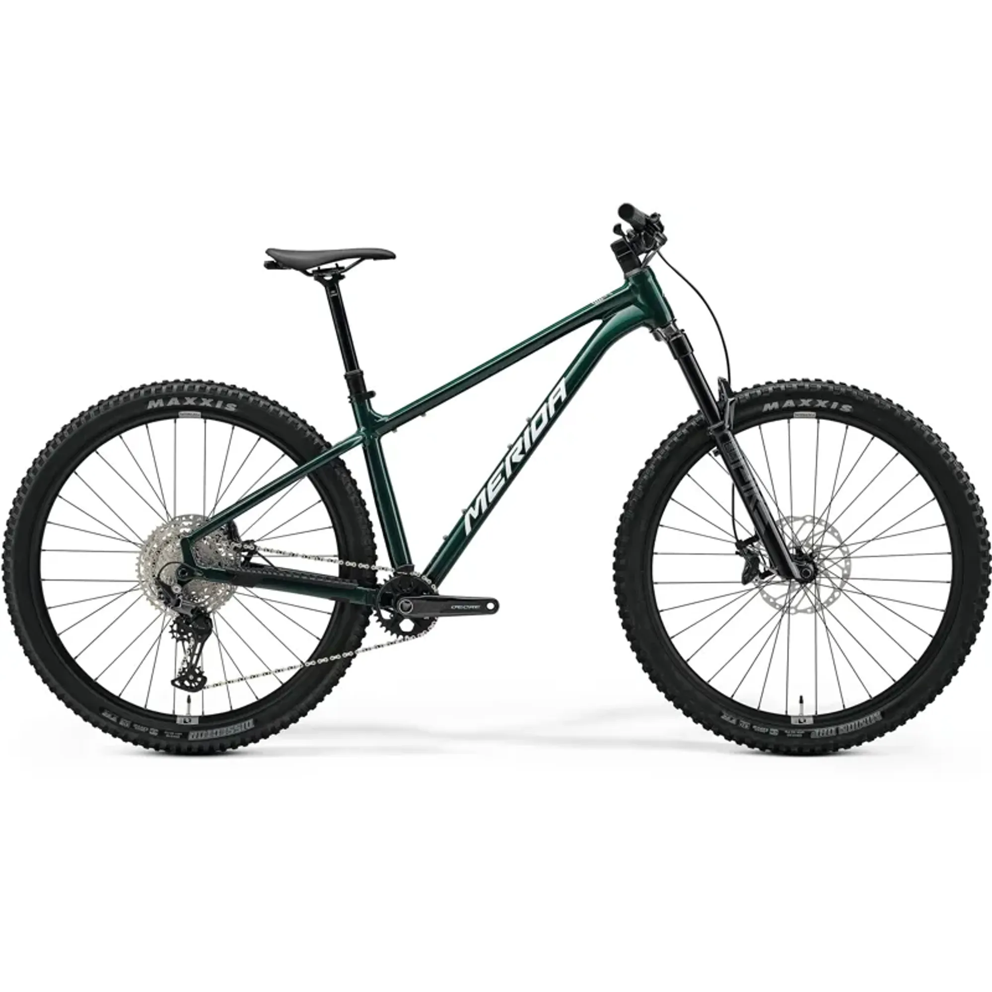 Merida Big Trail 600 Mountain Bike in Deep Forest Green/White