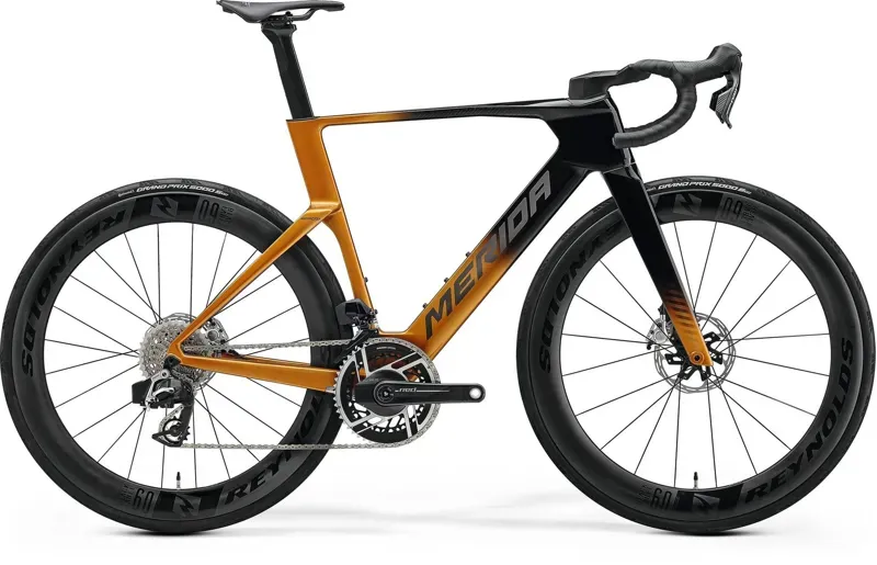 Merida Reacto 10K Road Bike in Black/Mineral Gold Grey