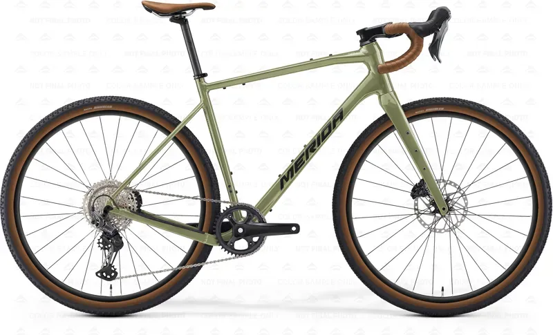 Merida Silex 200 Gravel Bike in Low Key Green/Black