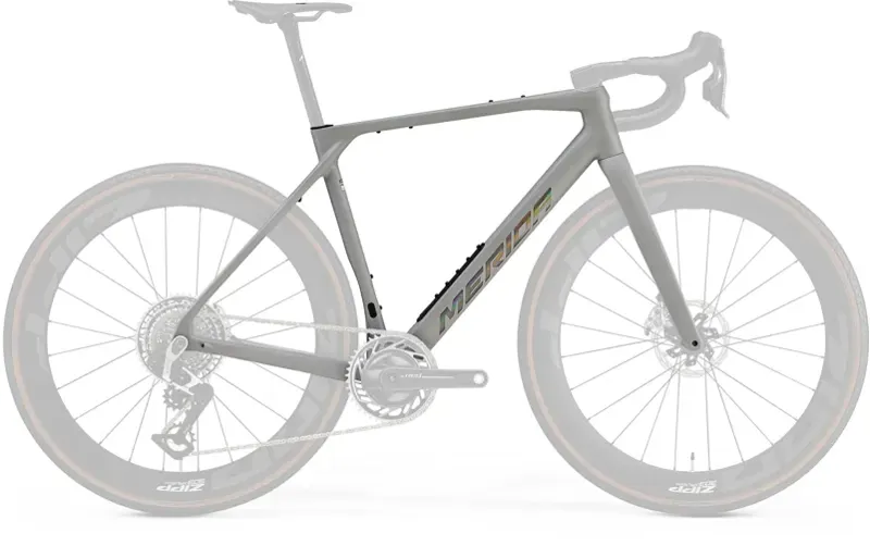 Merida Mission 10K Frameset in Silk Grey/Holo Silver