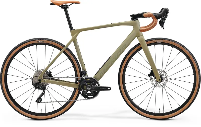 Merida Mission 4000 Gravel Bike in Low Key Green/Flip Flop Purple