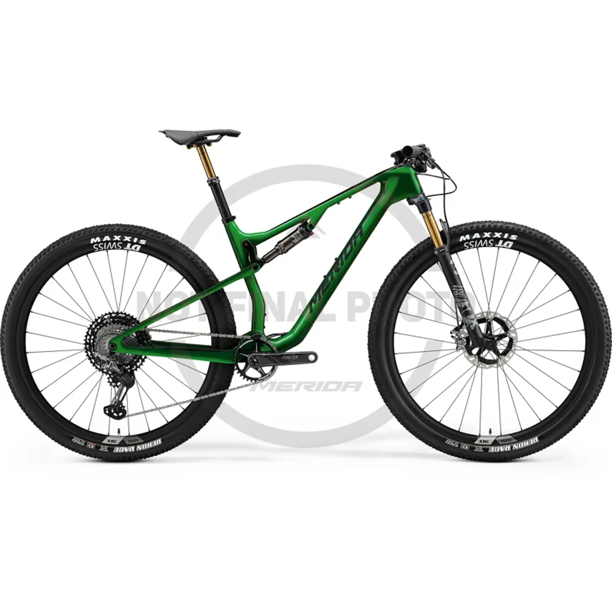 2022 Merida Ninety-Six RC 10K Mountain Bike in Green