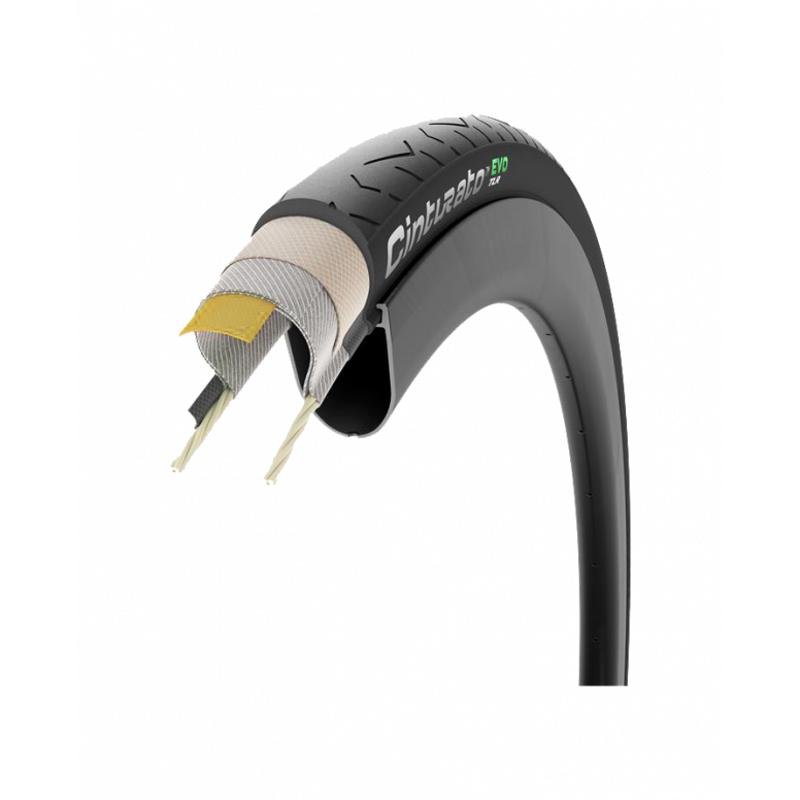 Pirelli Cinturato EVO TLR Tire 700x Tyre in Black-6