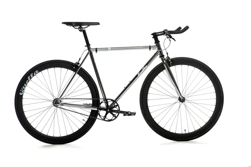 Quella Varsity Collection - Imperial Steel Single Speed Bike in Chrome