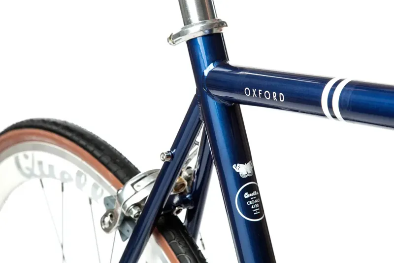 Quella Varsity Collection - Oxford Steel Single Speed Bike in Blue-4