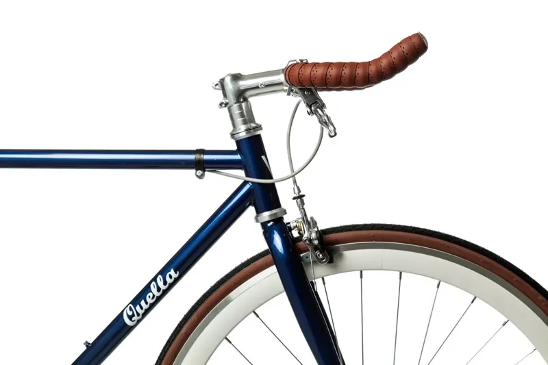 Quella Varsity Collection - Oxford Steel Single Speed Bike in Blue-6