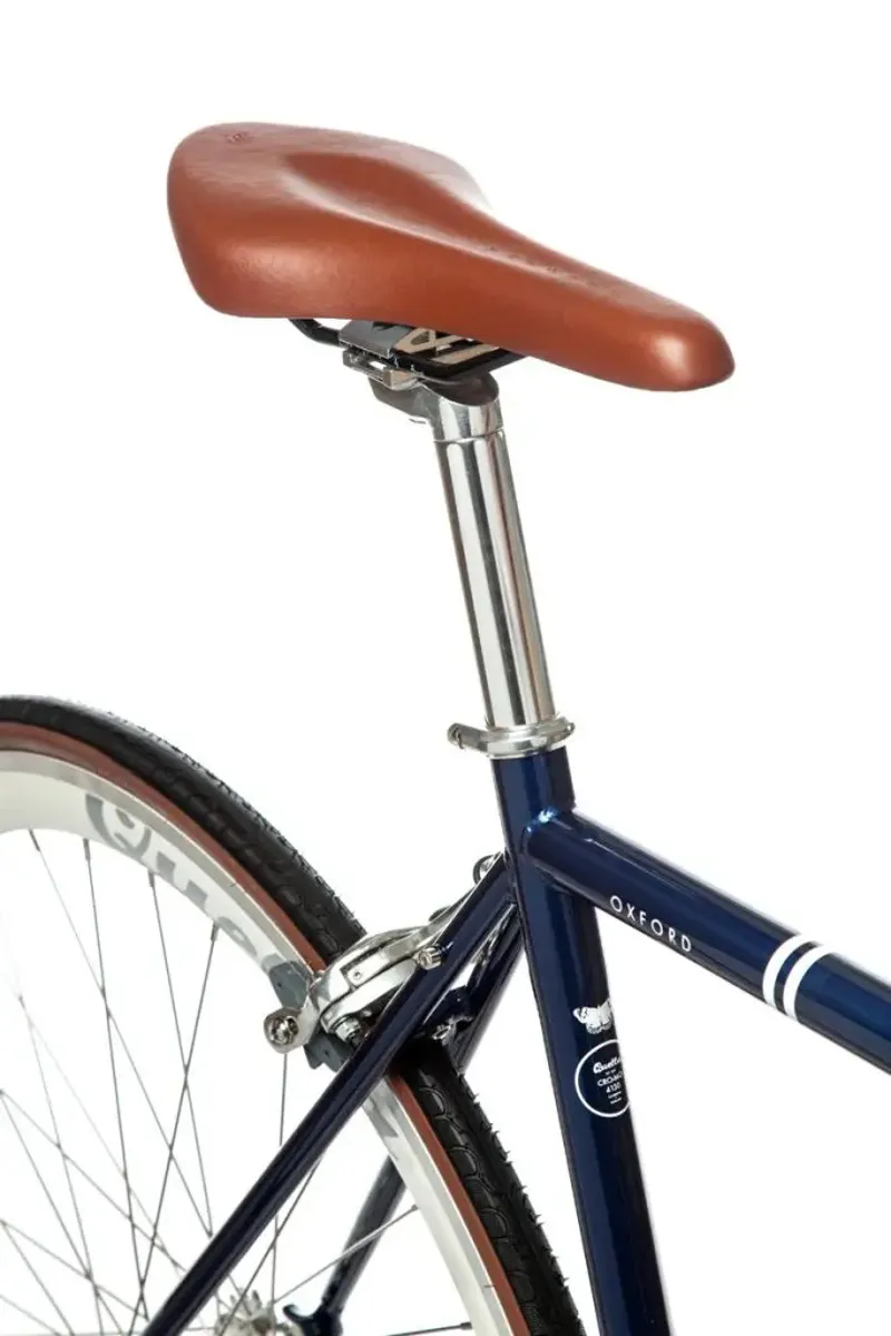 Quella Varsity Collection - Oxford Steel Single Speed Bike in Blue-7