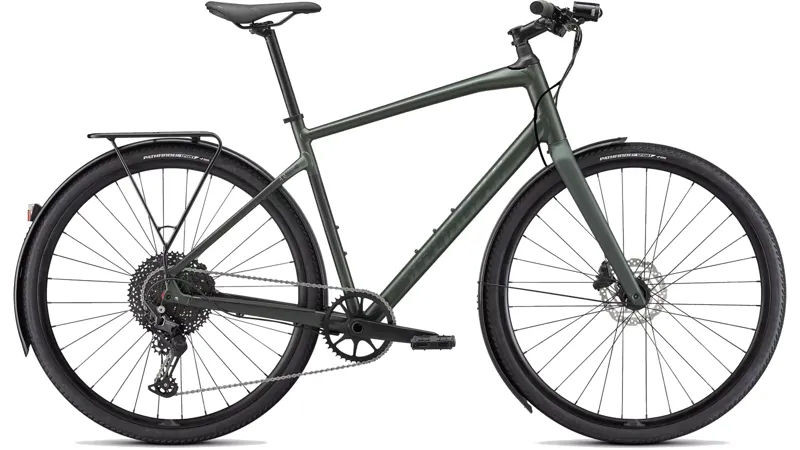 Specialized Sirrus X 4.0 EQ Hybrid Bike in Oak Green/Black