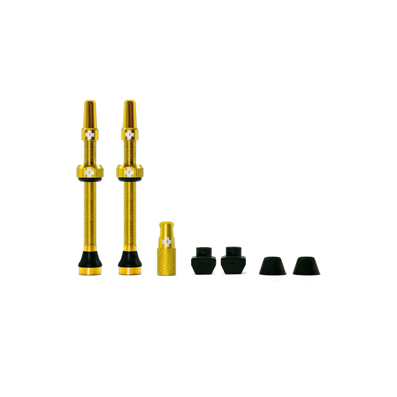Muc Off tubeless valve kit 60mm gold