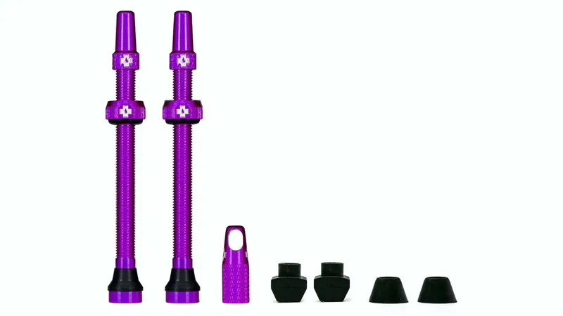 Muc Off tubeless valve kit 80mm purple
