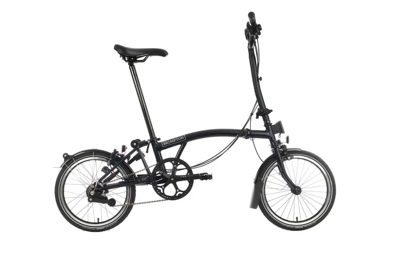 BROMPTON C LINE EXPLORE 6 SPEED FOLDING BIKE LOW-MID-HIGH BLACK-1