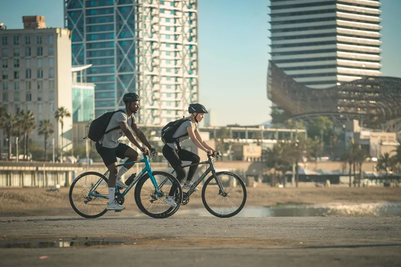 Merida Speeder 300 Hybrid Bike in Blue-1