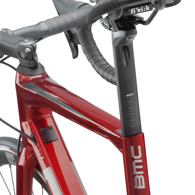 BMC Teammachine SLR Two Carbon Road Bike in Red Size 56cm-3