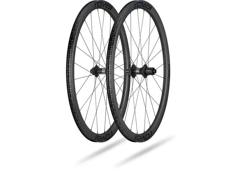  Roval Rapide C38 700C Carbon Road Disc Wheelset in Black