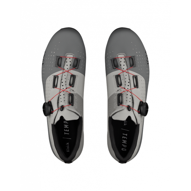 Fizik R4 Tempo Overcurve Road Shoe Grey/Red-2