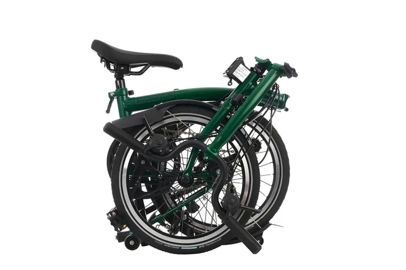 BROMPTON C LINE EXPLORE 6 SPEED FOLDING BIKE RACING GREEN-3