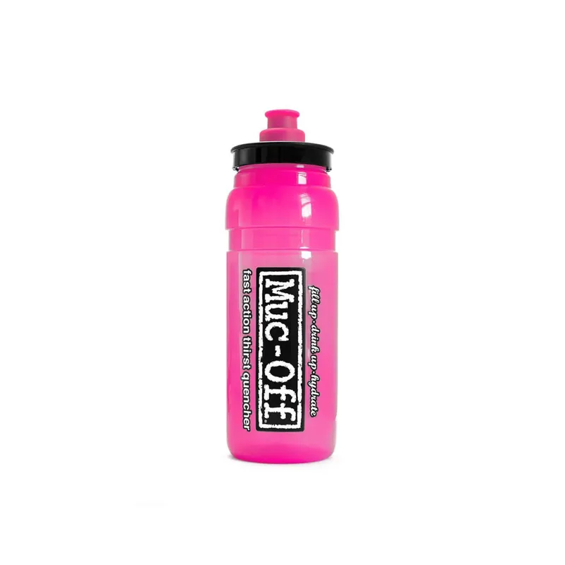 Muc Off X Elite fly water bottle 750ml pink