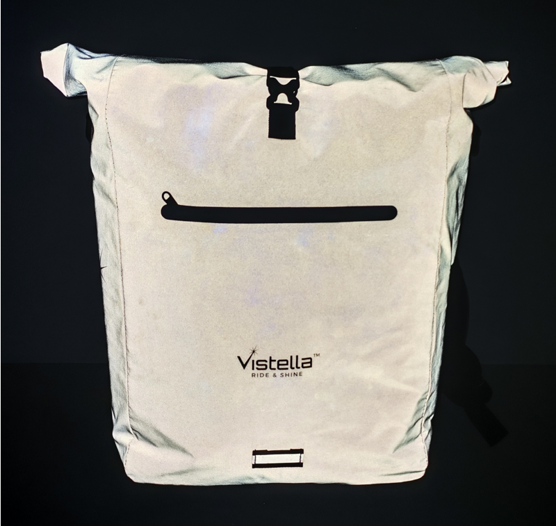 Vistella Lantern 2-In-1 Reflective Backpack Pannier Bag-1