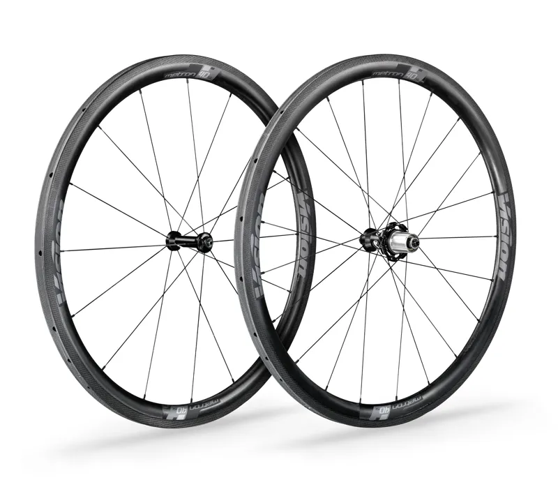 Vision Metron 40 SL Carbon Road Rim Brake Wheelset in Black