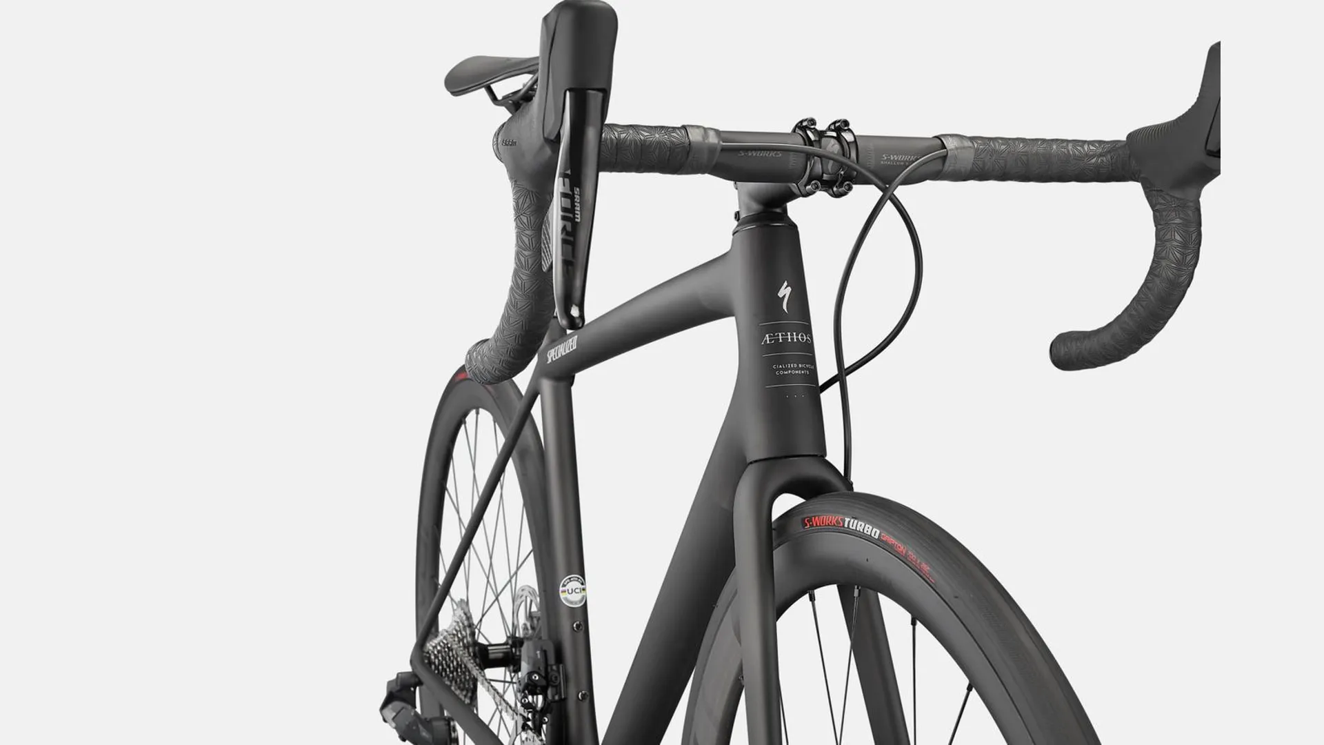 Specialized Aethos Pro Force eTap AXS Carbon Road Bike in Grey