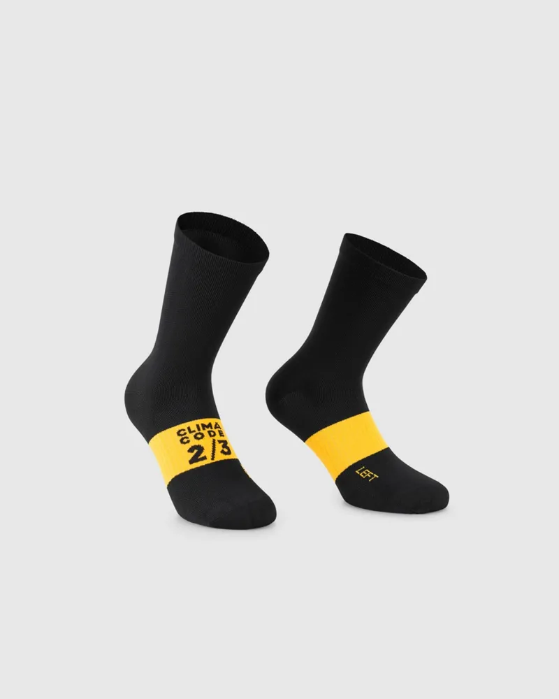 Assos spring /fall socks evo black 39-42