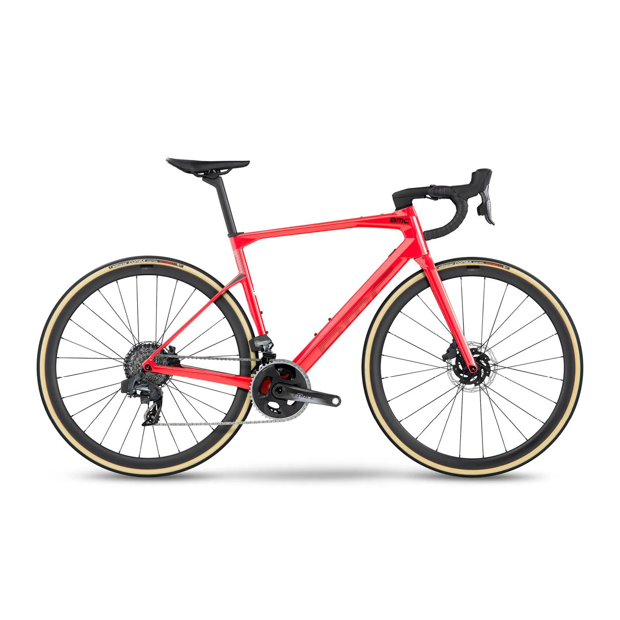 Bmc Roadmachine 01 Four Force Axs Hrd: RED/BLACK/WHITE