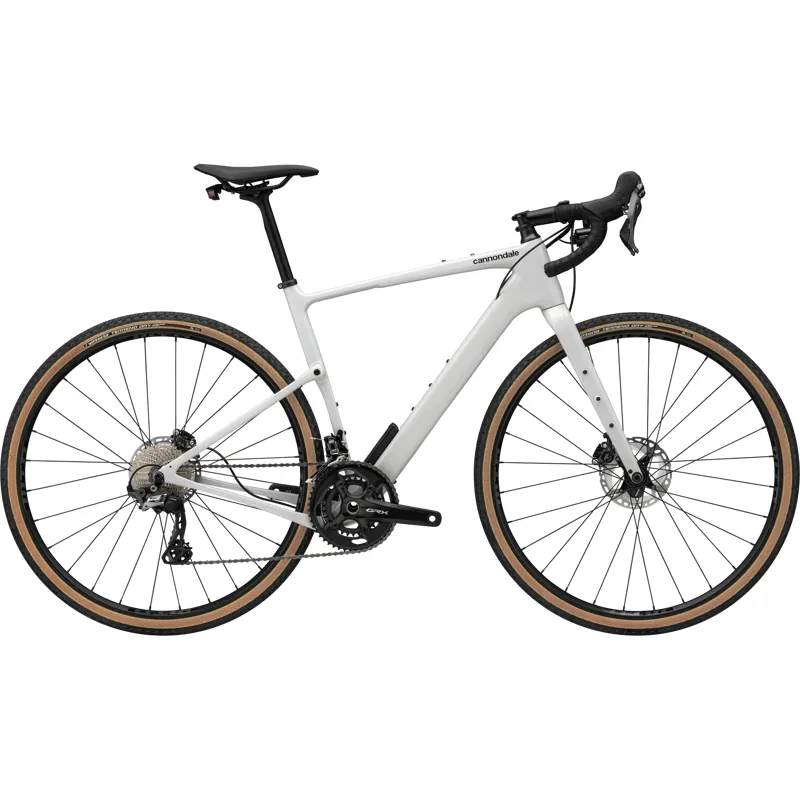 Cannondale Topstone Carbon 2 L Gravel Bike in Chalk