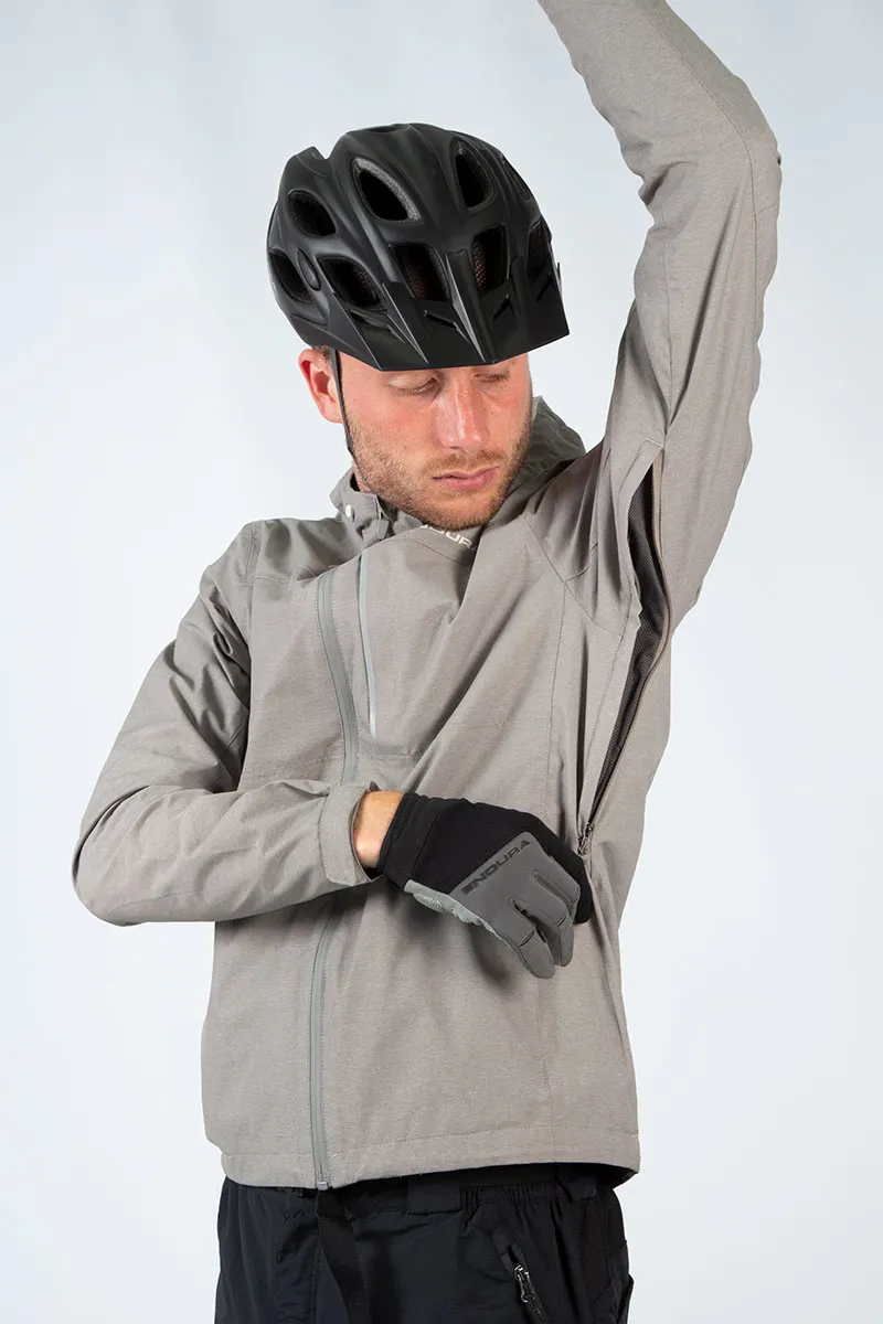 Endura Hummvee Waterproof Hooded Jacket in Black -3