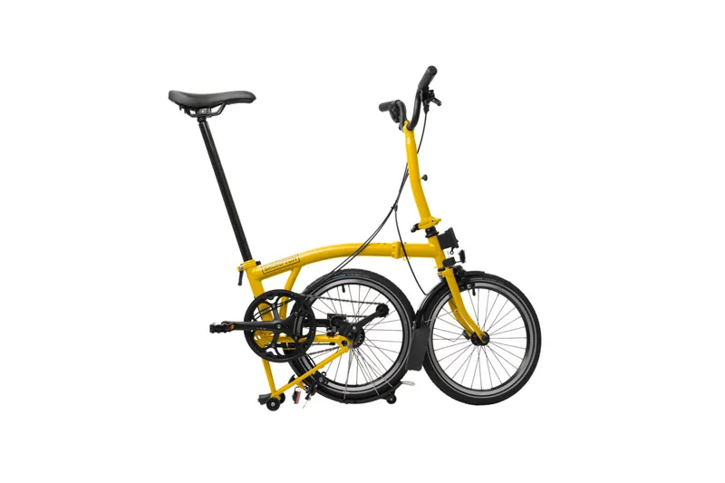 Brompton C Line Urban 2 Speed Folding Bike Bumblebee Yellow-2
