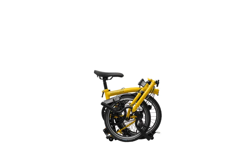 Brompton C Line Urban 2 Speed Folding Bike Bumblebee Yellow-3