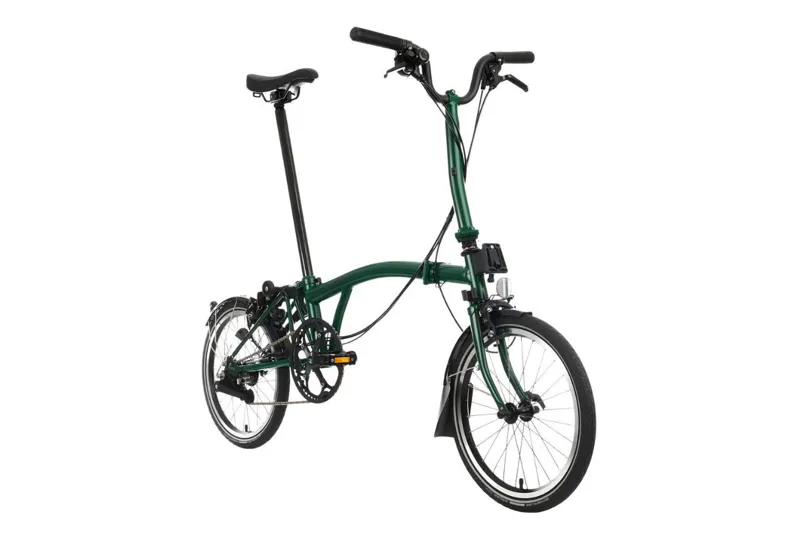 Brompton C Line Urban 2 Speed Folding Bike Racing Green
