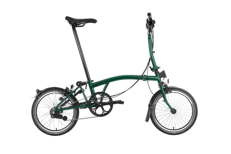 Brompton C Line Urban 2 Speed Folding Bike Racing Green-1